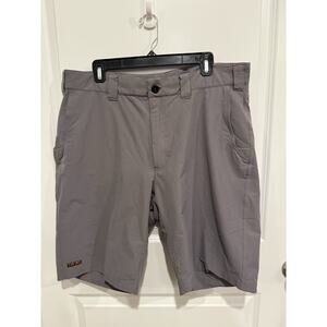 First Lite Guide Lite Shorts Mens Size 38 Gray Stretch Nylon Hiking Outdoor